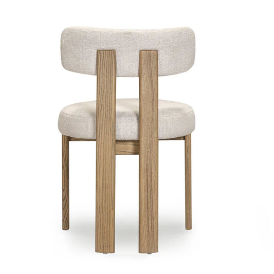 Odessa Cream Performance Fabric Dining Chair