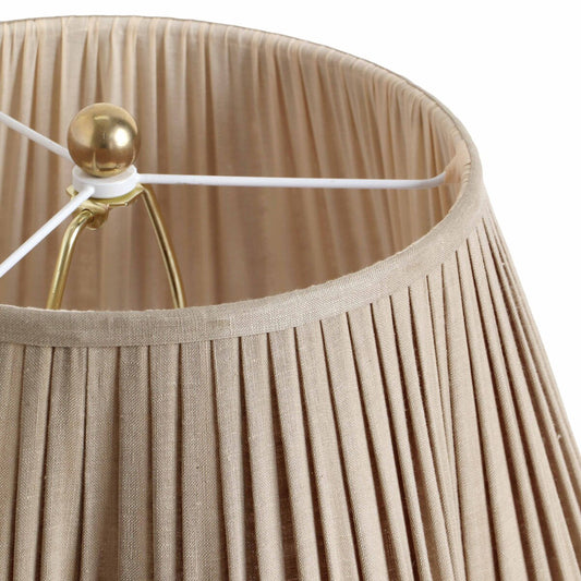 Corrine Lámpara de mesa de lino beige