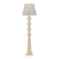 Samba White Cotton Floor Lamp