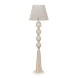 Samba White Cotton Floor Lamp