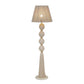 Samba White Cotton Floor Lamp