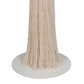 Samba White Cotton Floor Lamp