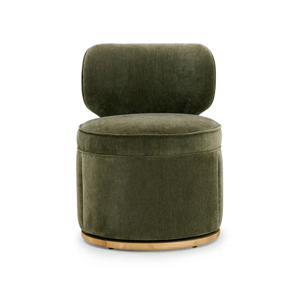 Amaya Grey Textured Fabric Swivel Desk Chair
