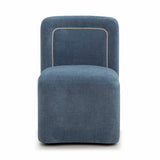 Dolce Velvet Rolling Desk Chair