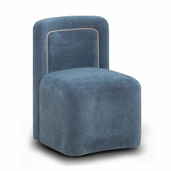 Dolce Velvet Rolling Desk Chair