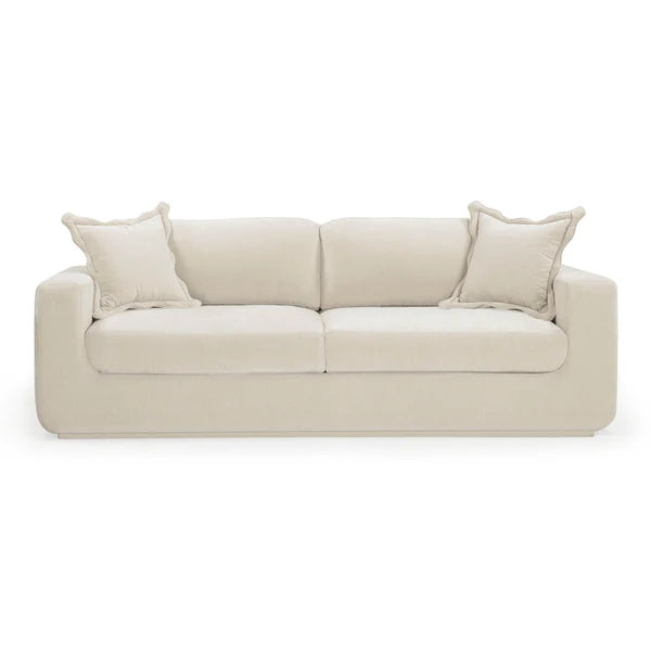 Miri 90.5" Upcycled Washed Velvet Sofa