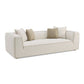 Tristine Olive Green Upcycled Basketweave Sofa