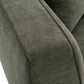 Tristine Olive Green Upcycled Basketweave Sofa