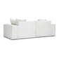 Mindy 84" Chenille Basketweave Modular Loveseat