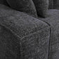 Mindy 115" Chenille Basketweave Modular Sofa
