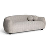 Judy Black and White Woven Fabric Sofa