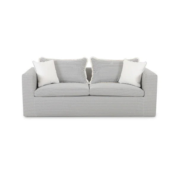 Salty 84.5" Striped Outdoor Sofa