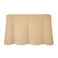 Mesa consola de ratán natural Egan de 55"
