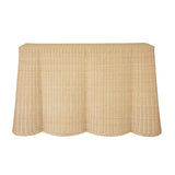 Mesa consola de ratán natural Egan de 55"