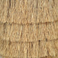 Mesa auxiliar redonda de ratán natural Luau