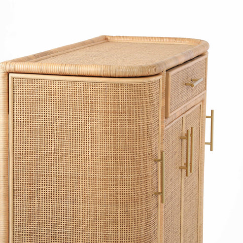 Mueble bar de ratán natural Tarot