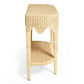 Sally 41" Natural Rattan Console Table