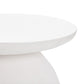 Aloe White Indoor / Outdoor Concrete Side Table