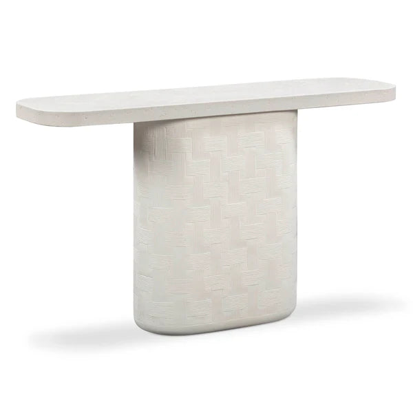 Suraya 55" Indoor/Outdoor Concrete Console Table