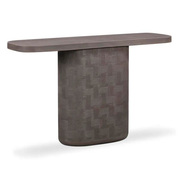 Suraya 55" Indoor/Outdoor Concrete Console Table