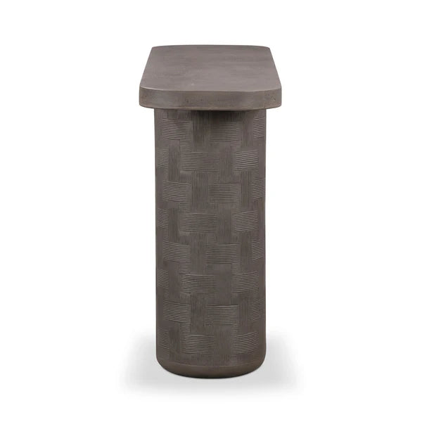 Suraya 55" Indoor/Outdoor Concrete Console Table