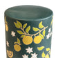 Tempest Citrus Indoor/Outdoor Ceramic Table