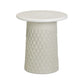 Hessa Indoor/Outdoor Concrete Chiseled Side Table