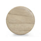 Hyre Faux Travertine Indoor/Outdoor Concrete Side Table