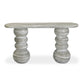 Hyre 59" Faux Stone Indoor/Outdoor Concrete Console Table