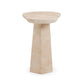 Zaya Rose Faux Marble Indoor/Outdoor Concrete Side Table