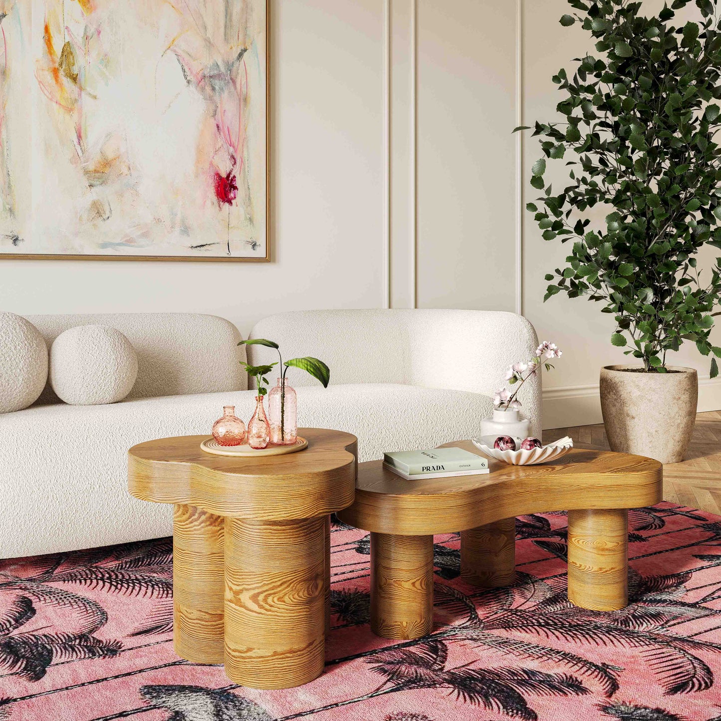 Mesa Lateral DORA NATURAL OAK