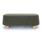 Jaine Forest Green Loose Mohair Large Ottoman