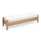Thelma 56" Cream Performance Basketweave Bench