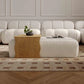 Spencer 54" Performance Basketweave Ottoman with Bridge Table