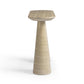Sandra Faux Travertine Indoor/Outdoor Console Table