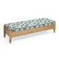 Thelma 56" Leopard Jacquard Bench