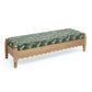 Thelma 56" Leopard Jacquard Bench