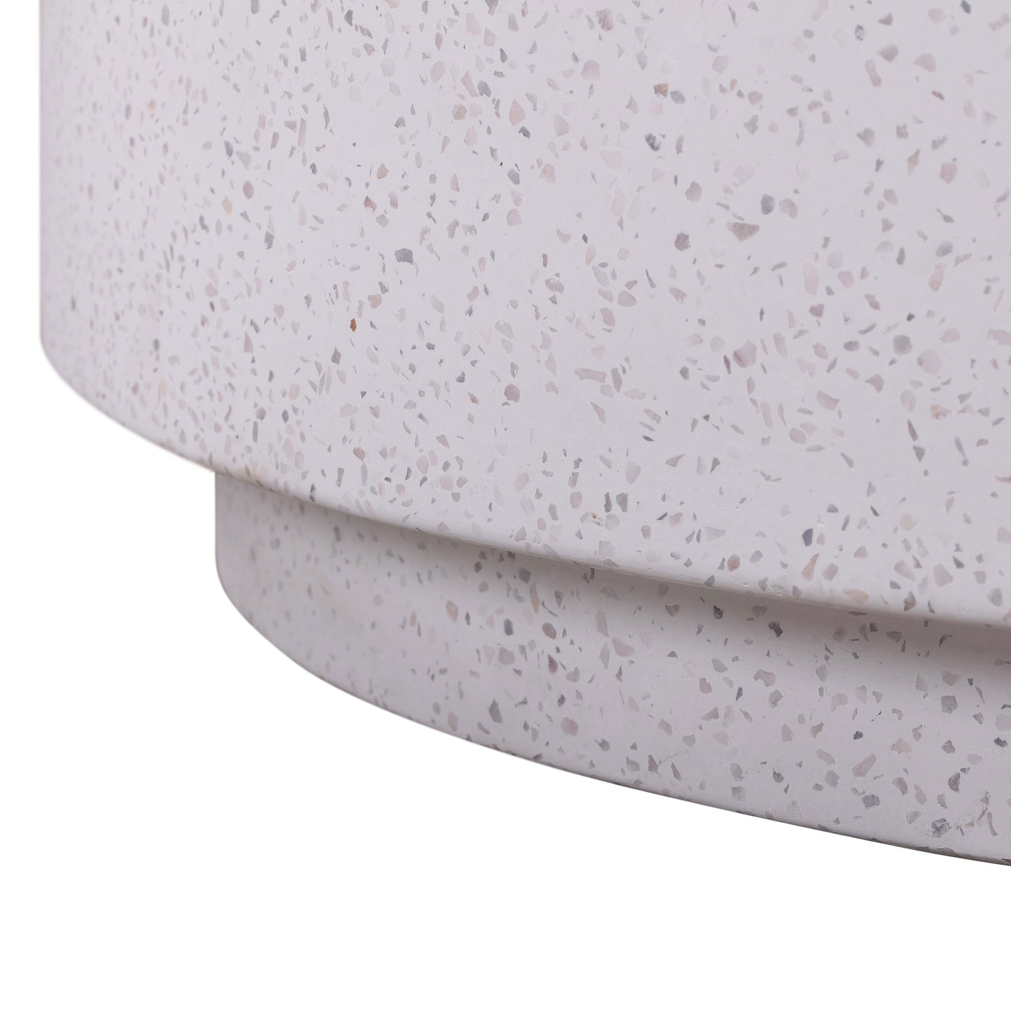 Terrazzo Light Speckled Side Table