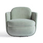 Wolfie Mint Green Velvet Swivel Chair