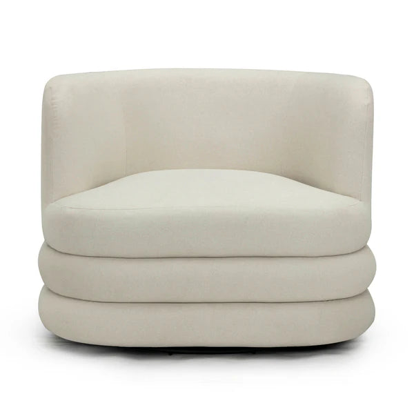 Astor Faux Mohair Swivel Hotel Lounge Chair