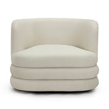 Astor Faux Mohair Swivel Hotel Lounge Chair
