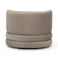Astor Faux Mohair Swivel Hotel Lounge Chair