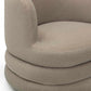 Astor Faux Mohair Swivel Hotel Lounge Chair
