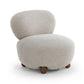 Pucker Warm Grey Boucle Accent Chair