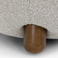 Pucker Warm Grey Boucle Accent Chair
