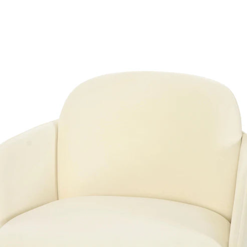 Solange Velvet Swivel Chair
