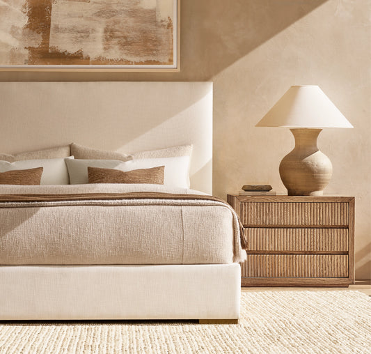 LAWSON FABRIC PANEL BED