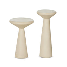 Cargar imagen en el visor de la galería, Ravine Concrete Accent Tables, Set Of 2

