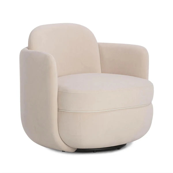 Wolfie Mint Green Velvet Swivel Chair