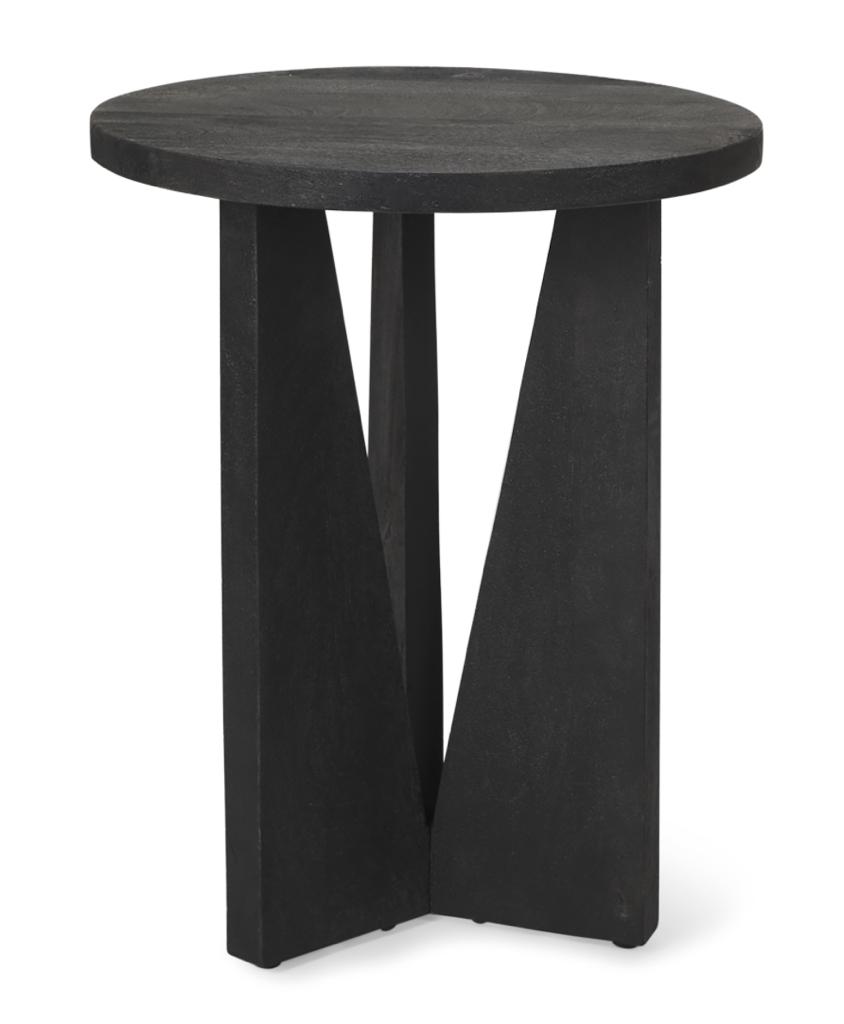 NADETTE NESTING TABLES, ESPRESSO, S/2